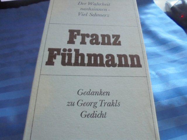 Bücher: Georg Trakl: Gedichte, Dramen, Briefe – Neu (gemäss Beschreibung) aus Hinwil von Glasperlen 4