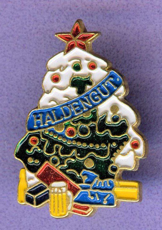 Haldengut Placchette & Badge: HALDENGUT Bier  Weihnachtsbaum – Usato da Winterthur venduto da Sammleroase