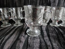 Vintage Apero Gläser 1950er
