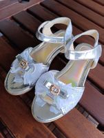 Mädchen Festliche Silber Sandalen, Gr. 36 NEU