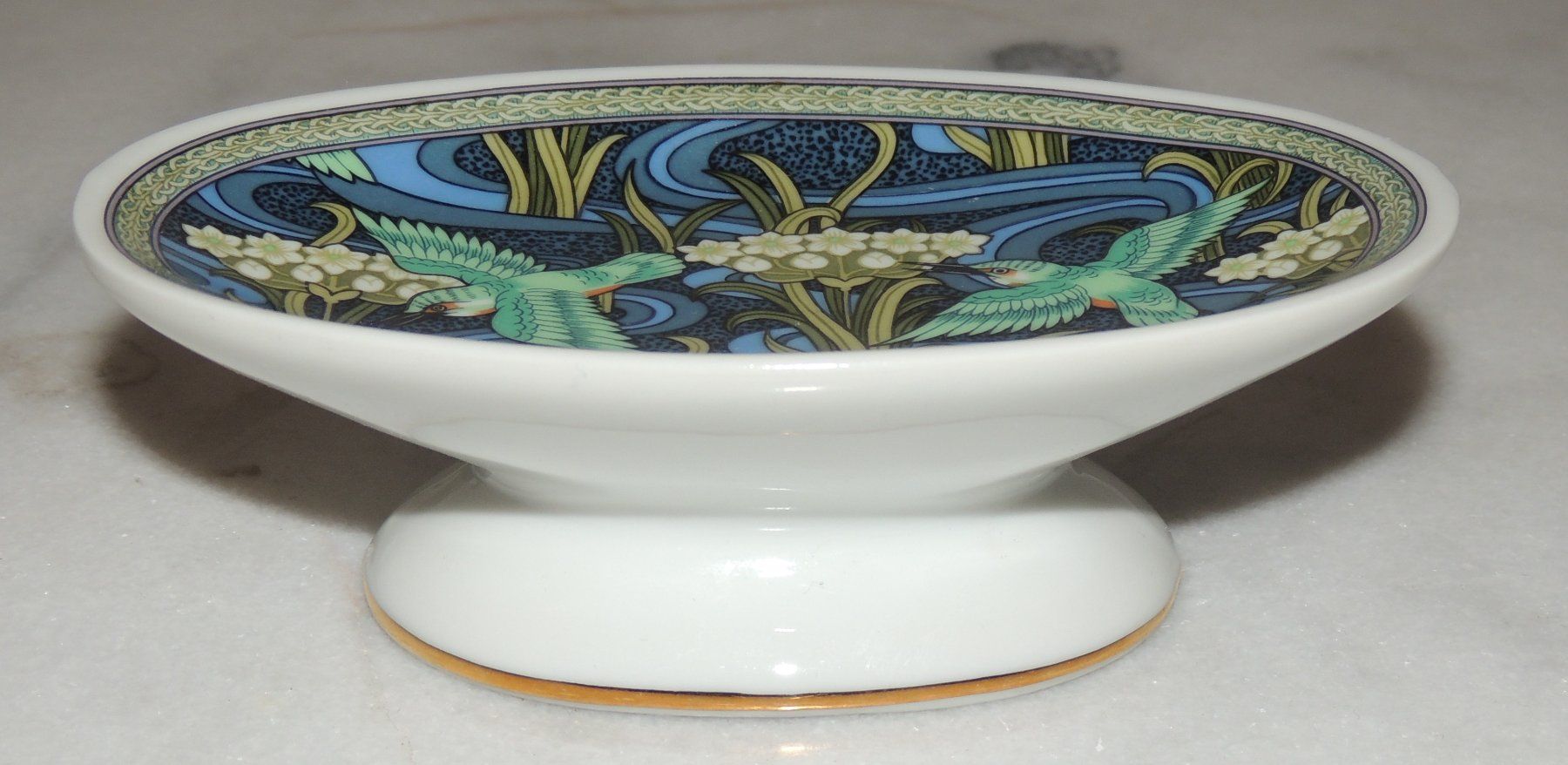 Portasapone: EXKLUSIVE SEIFENSCHALE BONE CHINA DEKORATIVES DEKOR – Usato da Au ZH venduto da FashionConsultant 3