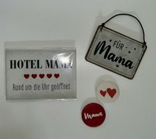 Muttertags-Set: Dekoschild "Für Mama" & Hotel Mama Schild