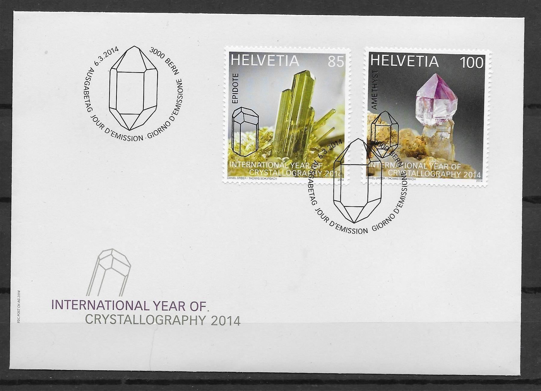 Tous les timbres: F1499 - FDC Cristallographie – D'occasion à Trélex par Phil_Albert