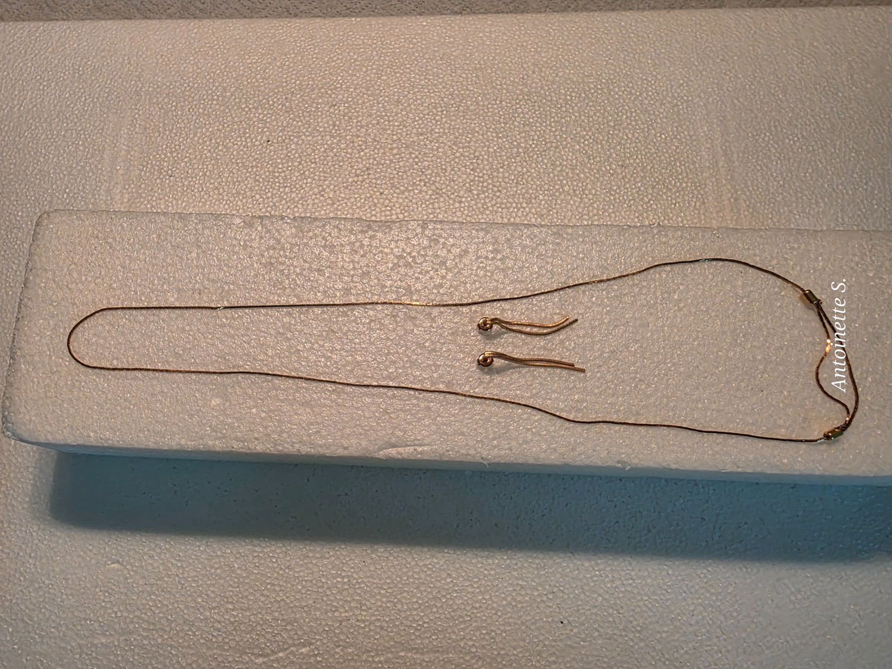 Catenine: Halskette mit Ohrstecker Modeschmuck – Usato da Salez venduto da muss-ich-haben-02