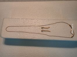 Halskette mit Ohrstecker Modeschmuck