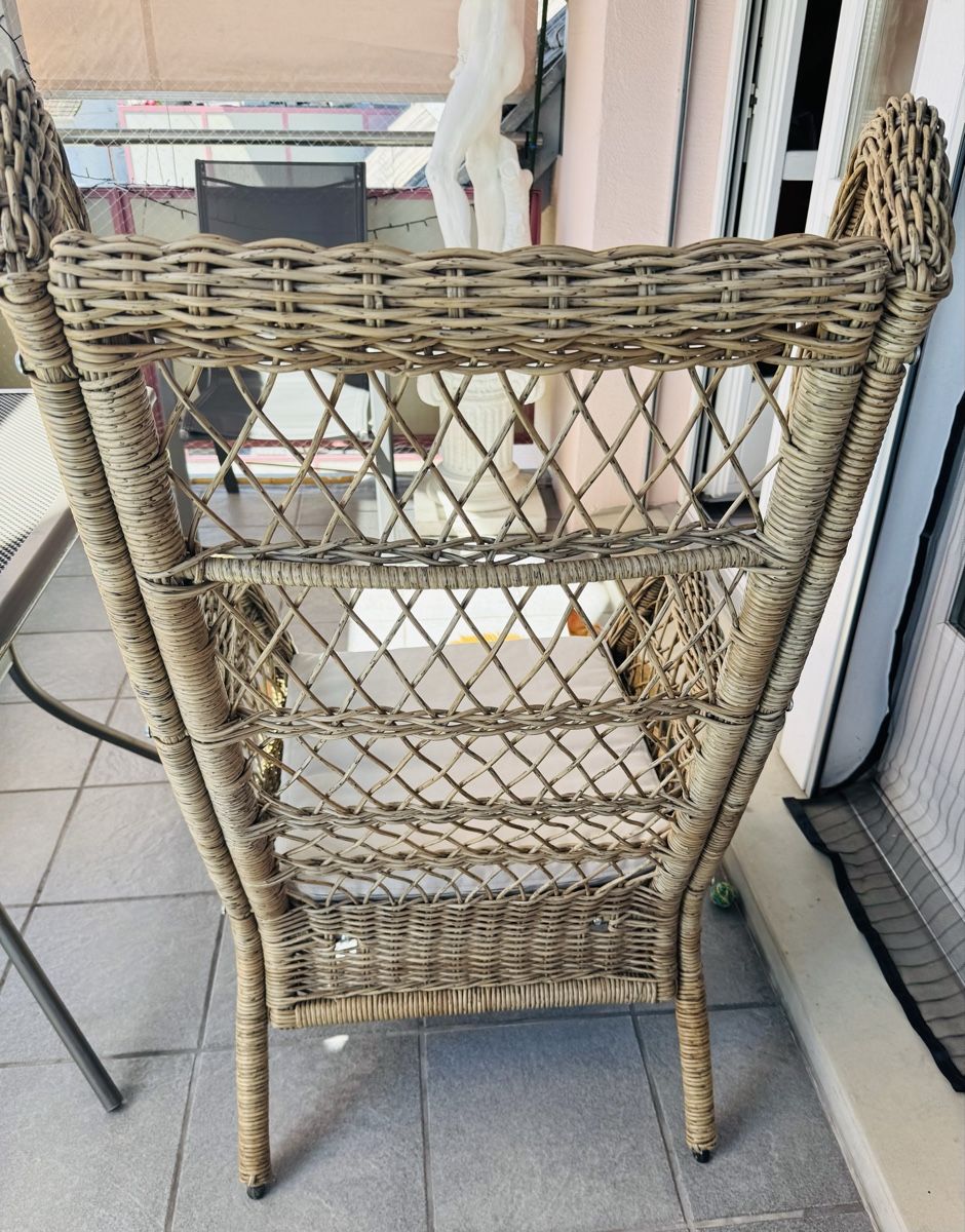 Sedie: Poltrona RISHOLMEN rattan marrone interna/esterna – Usato da Volketswil venduto da mau_9pxs 2