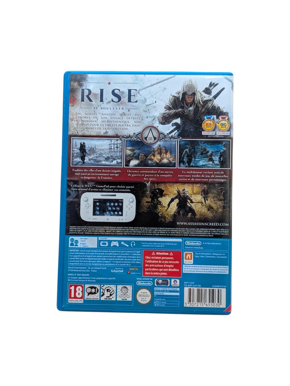 Nintendo Giochi: Assassins Creed 3 Nintendo Wii U – Usato da Domat/Ems venduto da IsseldorsShop 1