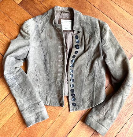 Kurze Lederjacke von All Saints, Gr. 8 (UK)/ 36 (EU)