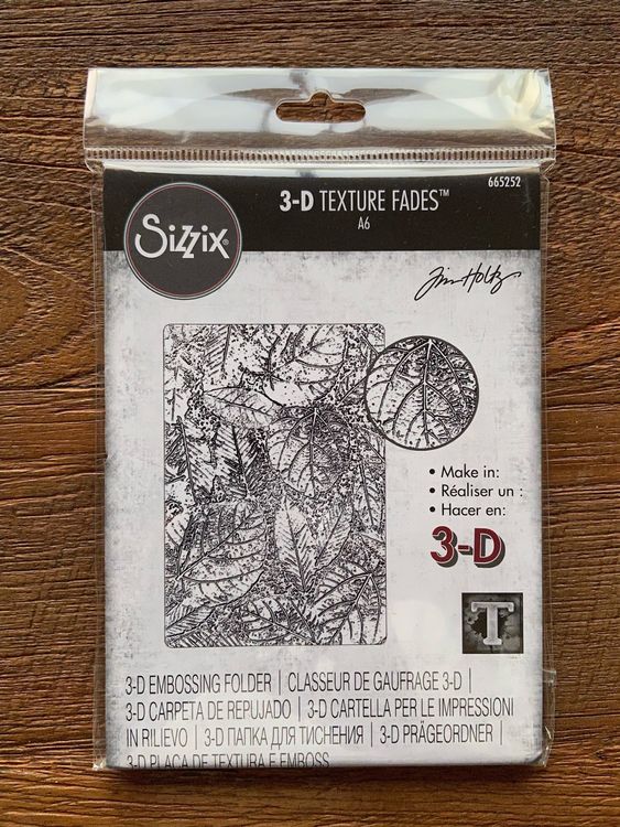 3D Embossing Folder Foliage by Tim Holtz Kaufen auf Ricardo