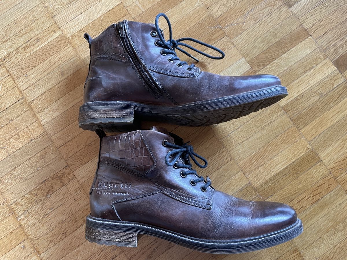 Bugatti Herrenschuhe: Lederstiefel Bugatti Herren Gr. 42 – Neu (gemäss Beschreibung) aus Davos Monstein von pendragon79 2