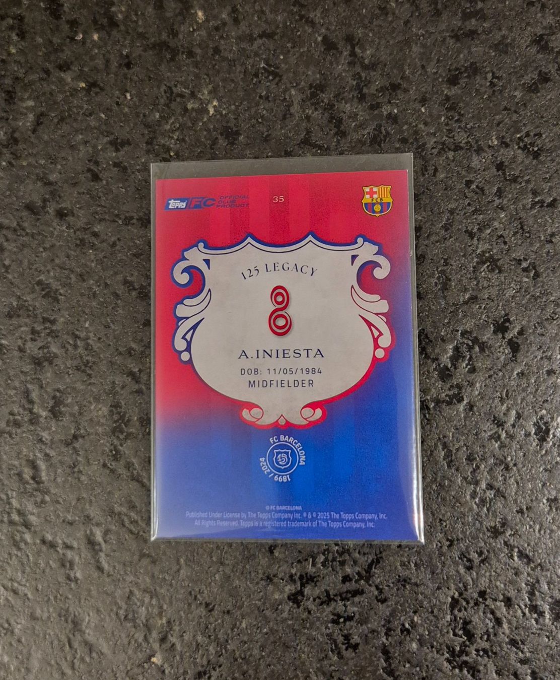 Topps Carte collezionabili: Iniesta - Barcelona - Topps – Nuovo (secondo la descrizione) da Burg AG venduto da Danoe 1