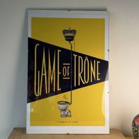 Game of Trône Poster A3 Frame Included Gaspard de Lalune