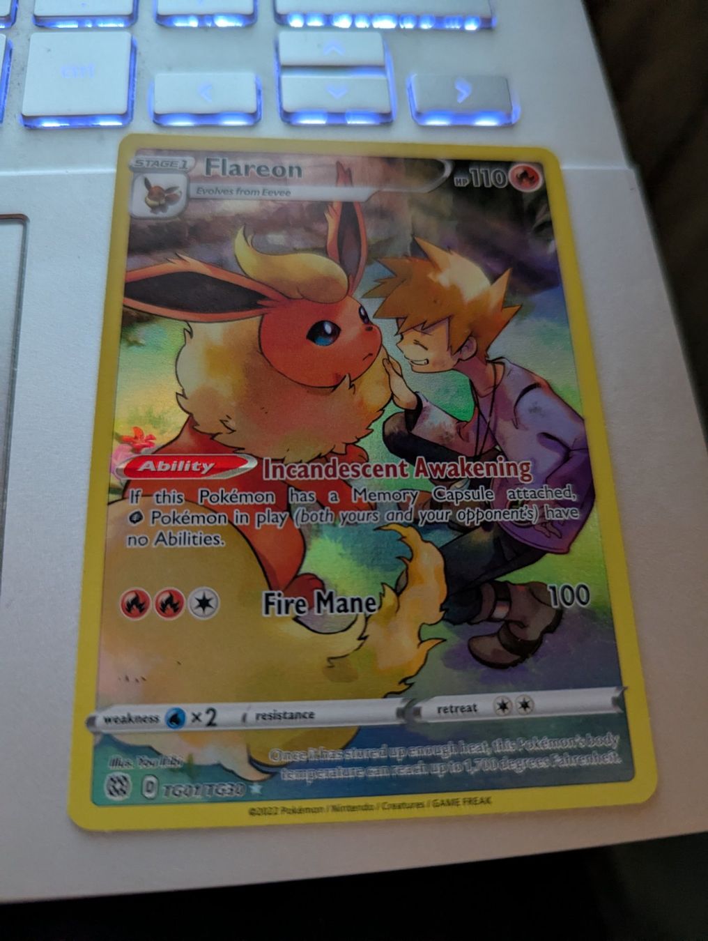 Flareon TG01/TG30 Brilliant Stars Pokemon Card Full Art (Gebraucht) in  Hnenberg See fr CHF 14.9  mit Lieferung auf Ricardo kaufen