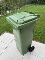 Abfallbehälter grün 140L mit Deckel und Rollen gebraucht