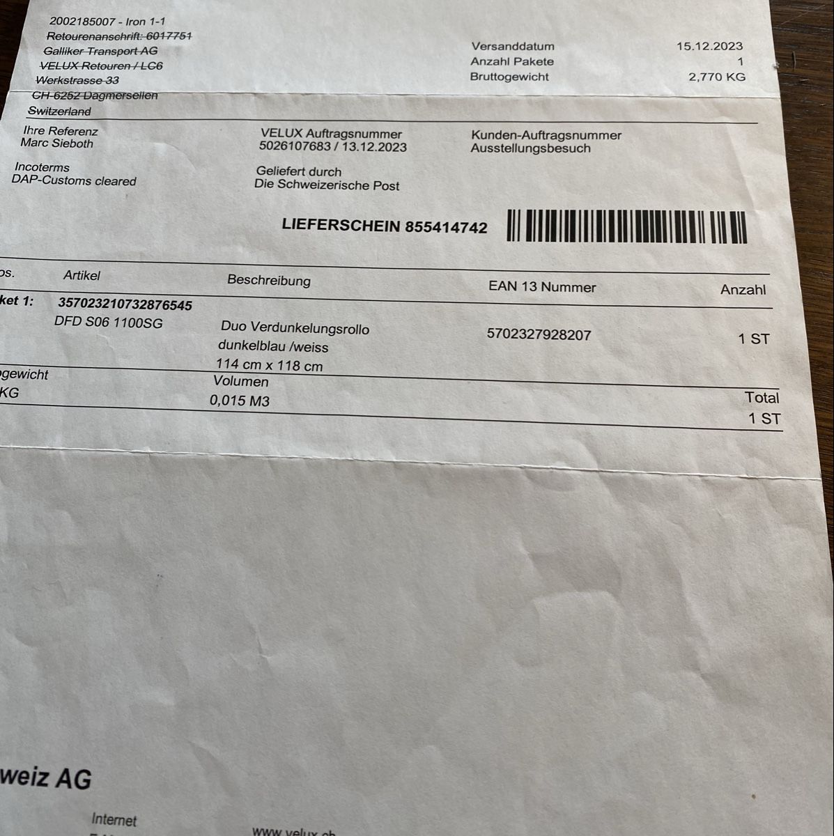 Velux Markisen: Velux Duo Verdunkelungsrollo – Gebraucht aus Oftringen von Sava06 3