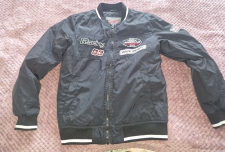 Coole Racing übergangs Jacke Gr. 140 