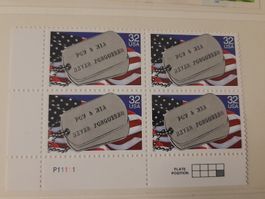 Original USA Briefmarke, ungebraucht, komplett, Top Zustand
