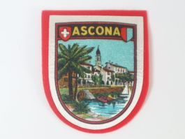 Vintage Filz Aufnäher Ascona Tessin unbenutzt