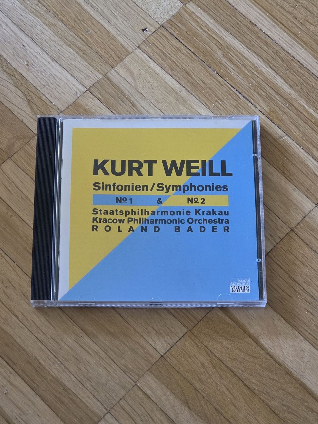 CDs: CD: Kurt Weill Sinfonien 1 & 2; Roland Bader – Gebraucht aus Aesch BL von immon