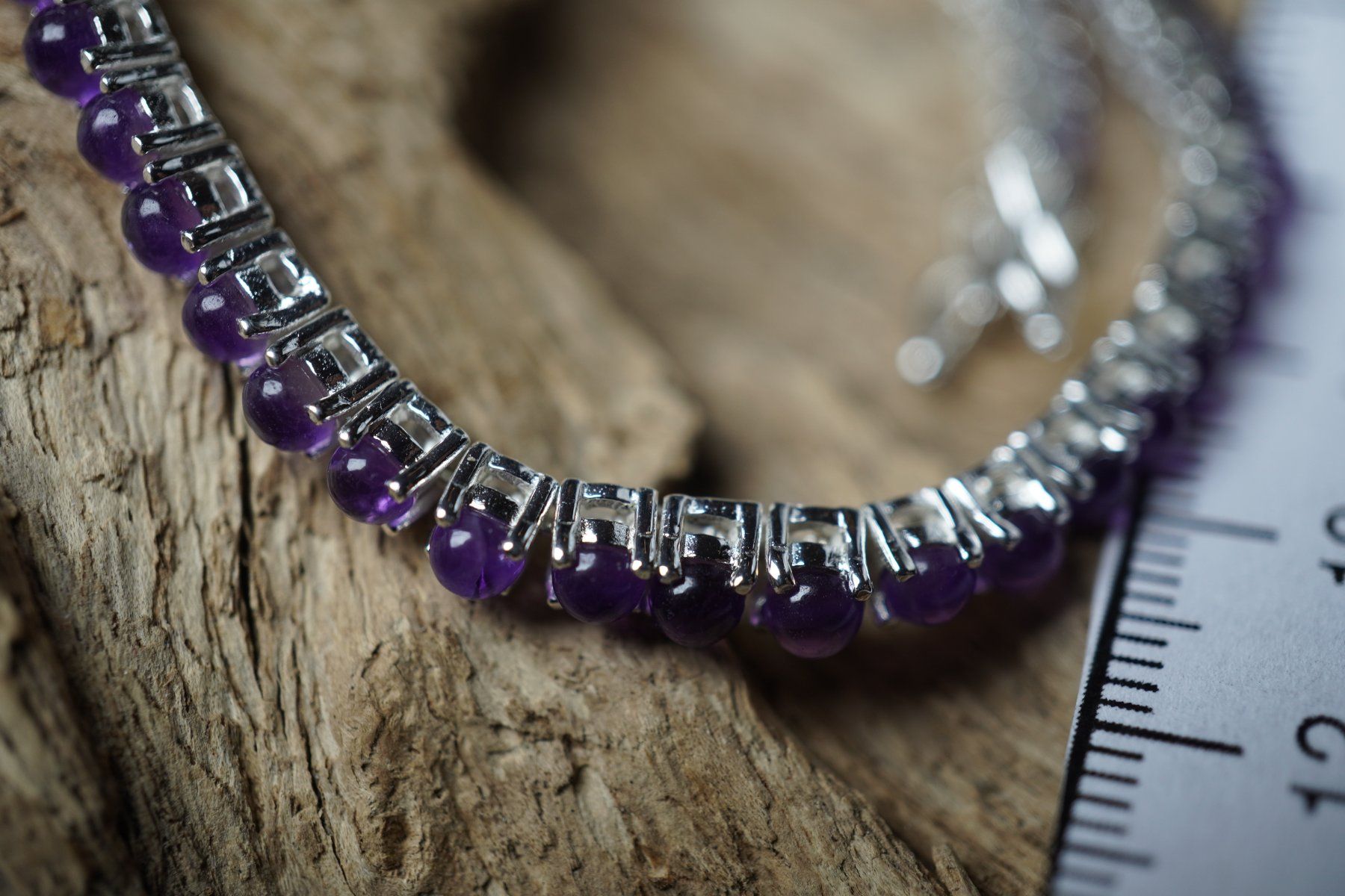 Armbänder & -reifen: Silber Armband mit Amethysten  Edel     925 Silber 19.5cm – Neu und originalverpackt aus Balgach von top_silver 7