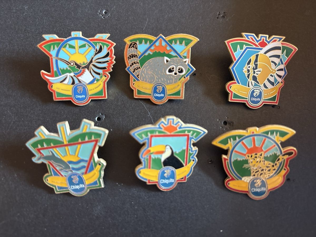 Placchette & Badge: Pin Lebensmittel Chiquita – Usato da Lützelflüh-Goldbach venduto da NicoleL.