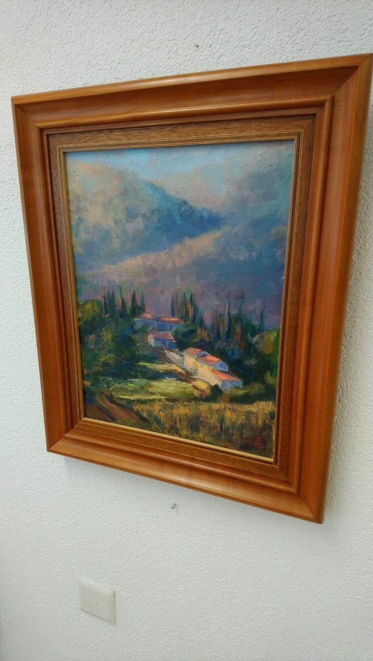 Dipinti: Oel auf Leinwand / Mediterrane Landschaft – Usato da Kreuzlingen venduto da 123peter 2