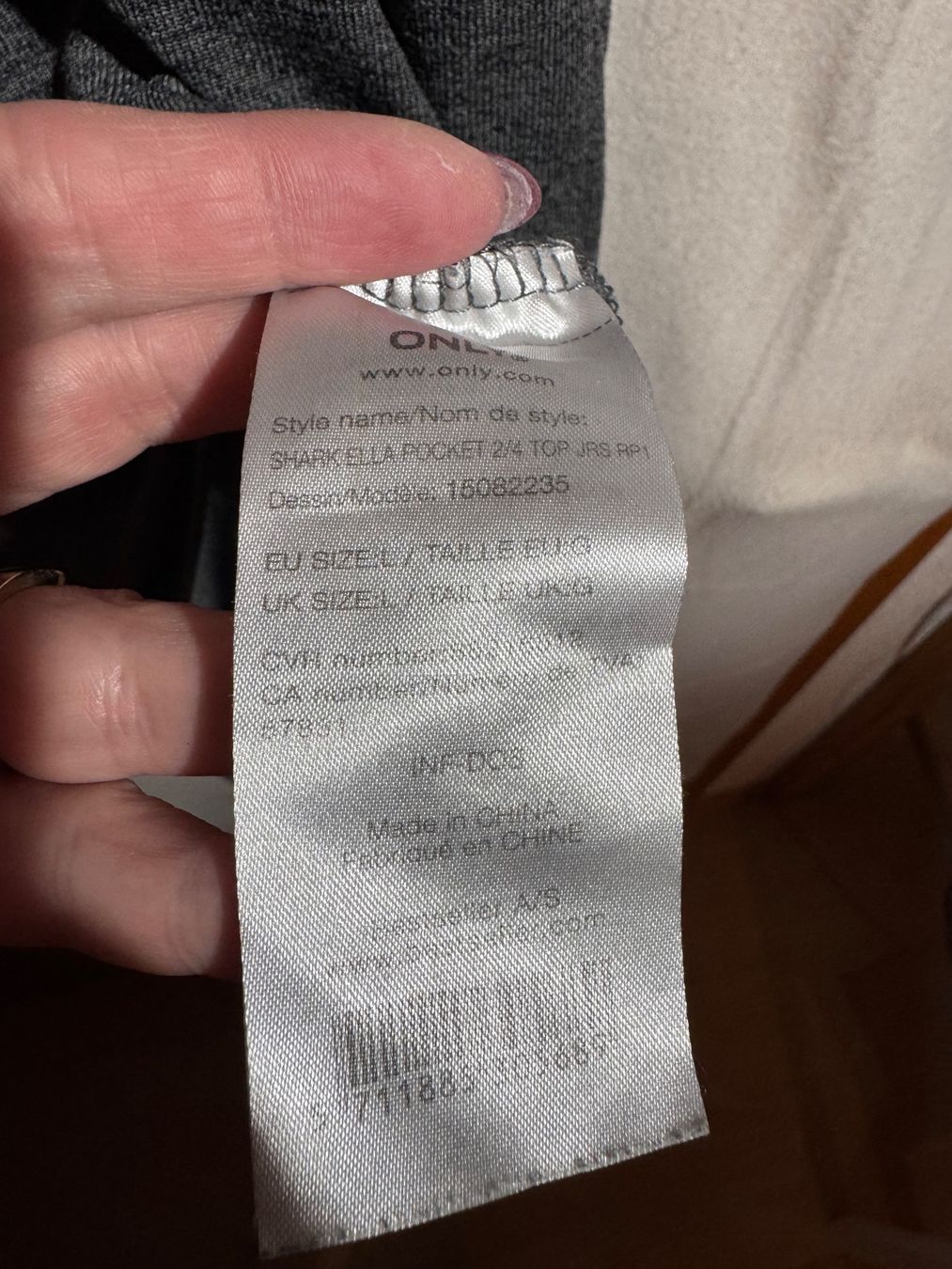 Only Vestiti: Graues Kleid von Only Gr. L – Usato da Grosswangen venduto da SALE_SALE_SALE 4