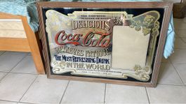 Miroir Coca-Cola ancien, le plus rafraîchissant