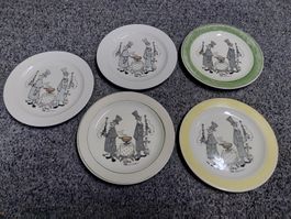 5 Dessertteller Langenthal div.Jg