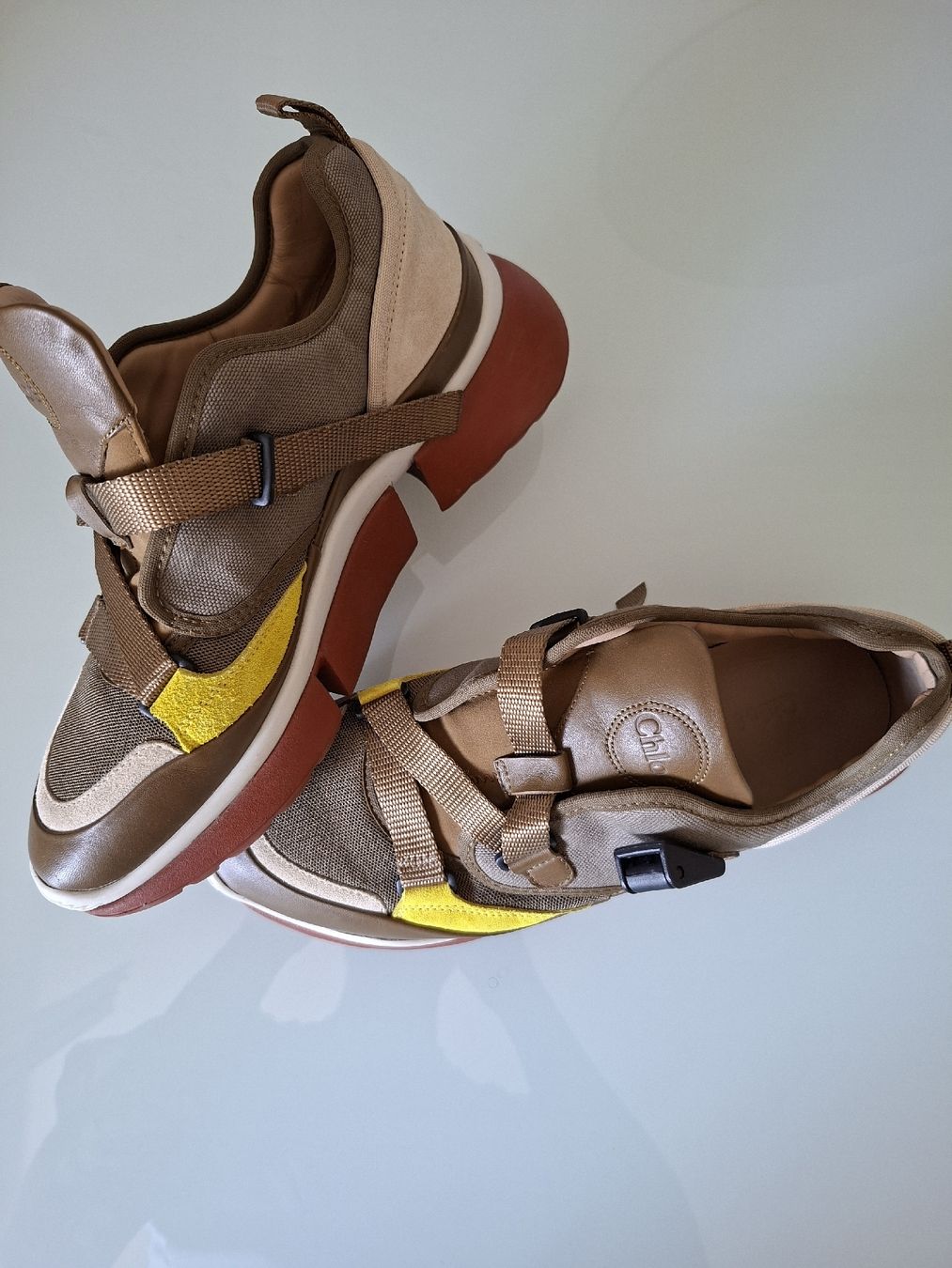 Chloé Scarpe da donna: Baskets Chloé beige/marron/jaune T.39 -  – Usato da Renens VD venduto da ser_j2fn 1