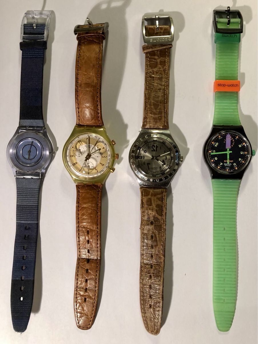 Swatch Orologi: Lot de 4 SWATCH – Usato da Cernier venduto da Classic_Time