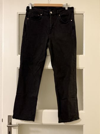 H&M Jeans, Straight High Waist, Grösse 40