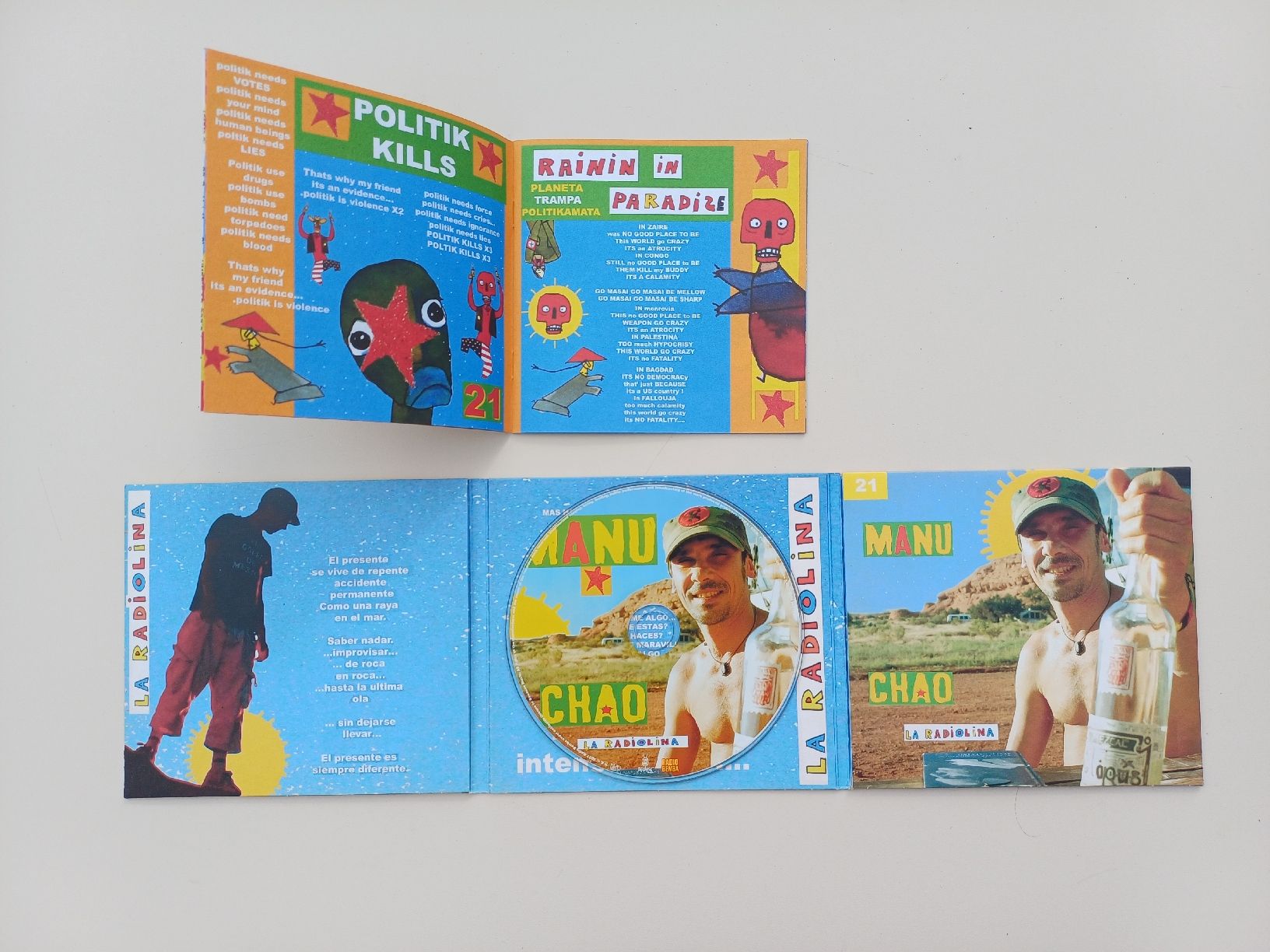 CDs: Manu Chao "La Radiolina" CD digipack  – D'occasion à Begnins par Drastic-Sound 3