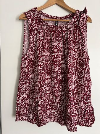 Damenbluse Kurzarm Gr. XL