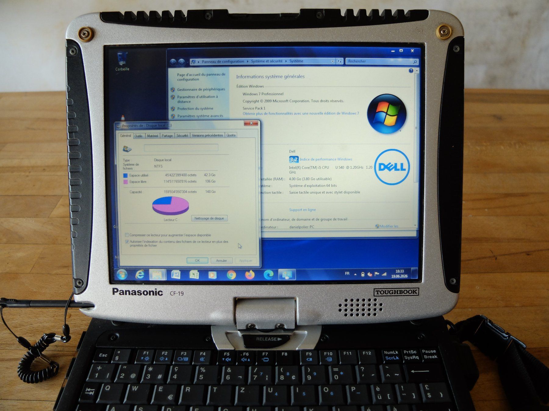 Panasonic Notebook: Panasonic CF-19 / ordinateur portable et tablette – Usato da Nyon venduto da granada02 2