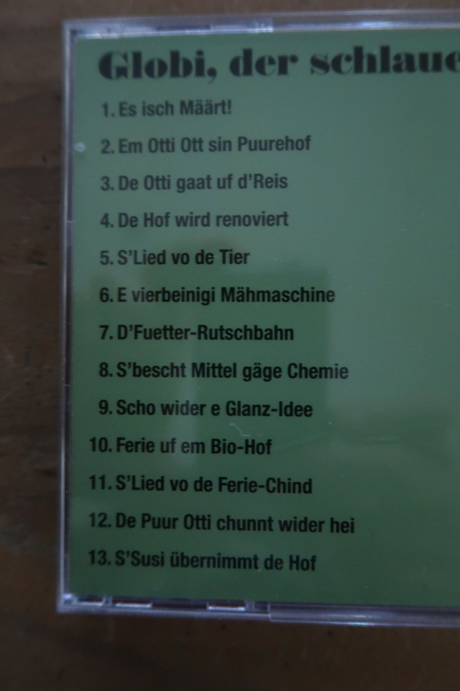 CD: GLOBI - DER SCHLAUE BAUER - CD – Usato da Basel venduto da Patiscat 3