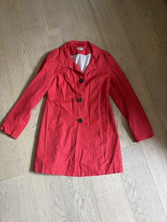 Trenchcoat / Mantel rot, Gr 36 (Fuchs Schmitt)