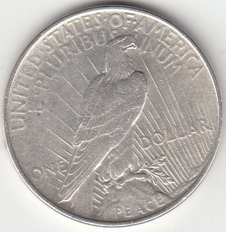 Tutti le monete: USA -- Peace - Dollar 1922 -vz – Usato da Gossau SG venduto da Gallus00 1