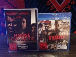 2er Set: House Massacre DVD & Vale Todo Bluray | Neu