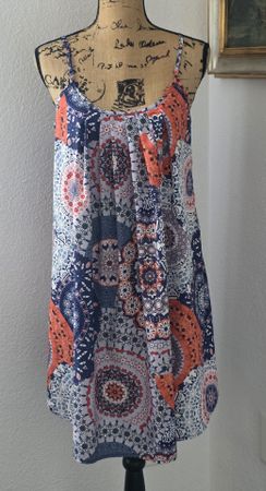 Sommerliches Kleid, Gr. L, Mandala Muster, Neu