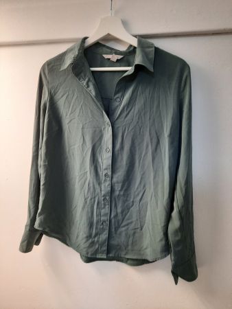 H&M Damenbluse Petrolgrün, Gr M