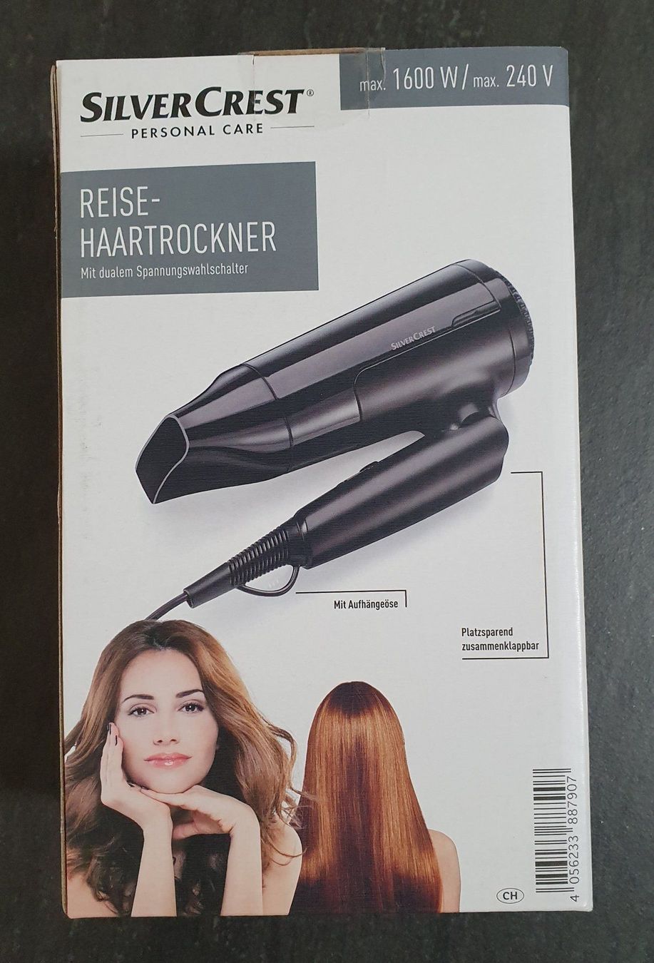Asciugacapelli: Reise-Haartrockner schwarz – Nuovo e nell'imballaggio originale da Frauenfeld venduto da Bleeddragon 1
