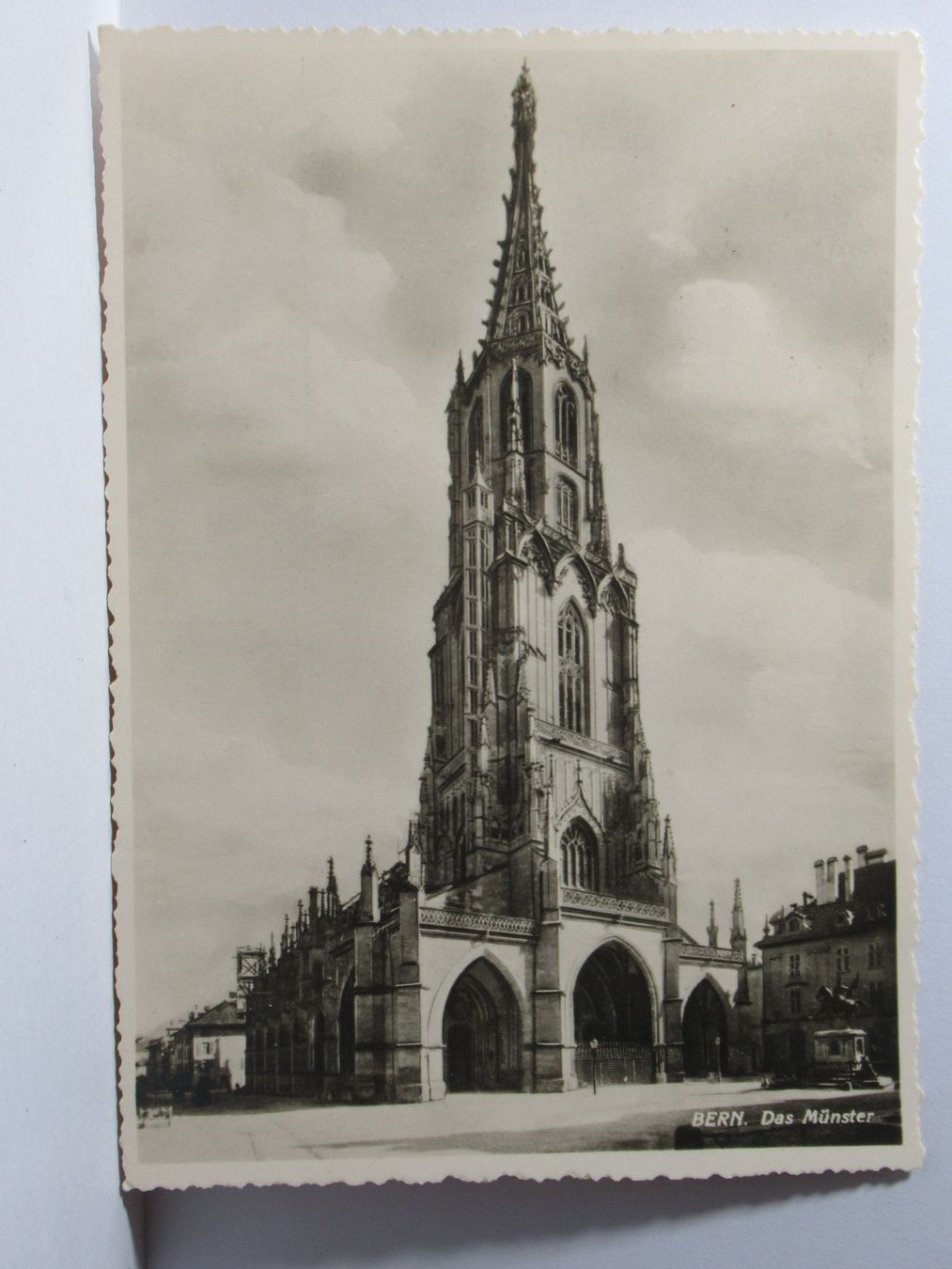 Ansichtskarten: Bern , Das Münster 1938 – Gebraucht aus Grenchen von Bluemchen1900