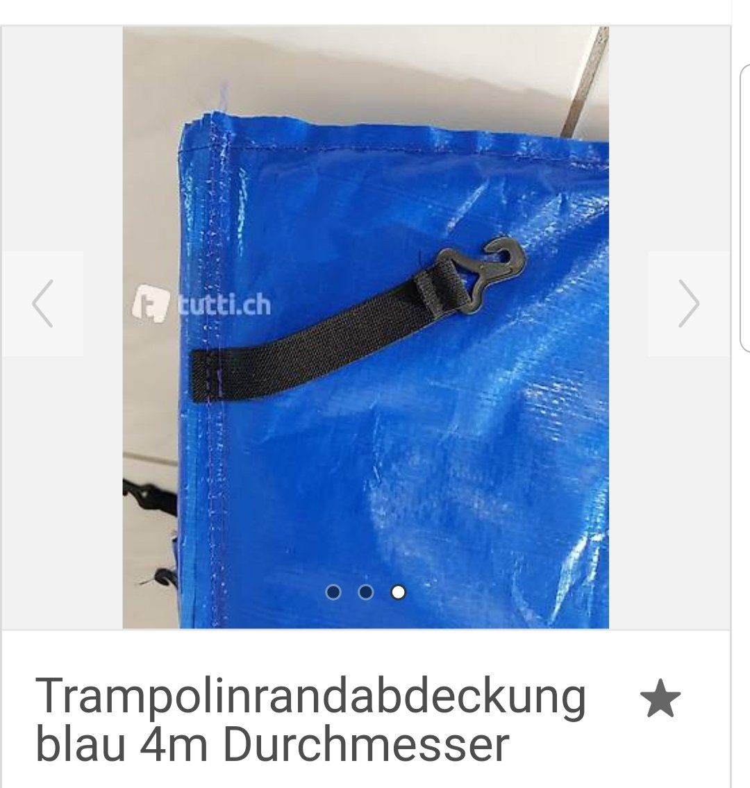 Trampolini: Trampolinabdeckung – Nuovo (secondo la descrizione) da Stetten AG venduto da Nadineklaus81 1
