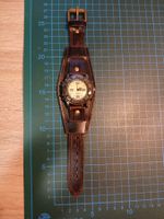Vintage Herren Armbanduhr mit Lederarmband - Top Zustand!