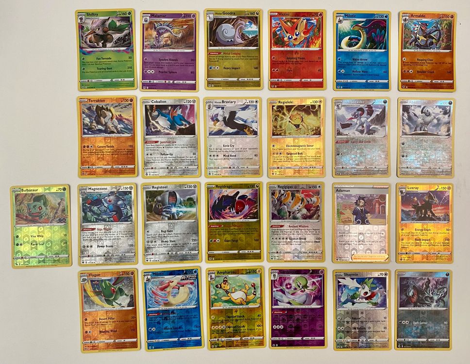 25 Reverse Rare Holo Pokemonkarten english ab 1.- CHF (Gebraucht) in ...