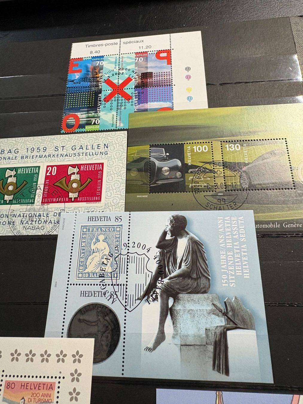 Alle Briefmarken: CH Blockausgaben – Gebraucht aus Herzogenbuchsee von Hebu6 1