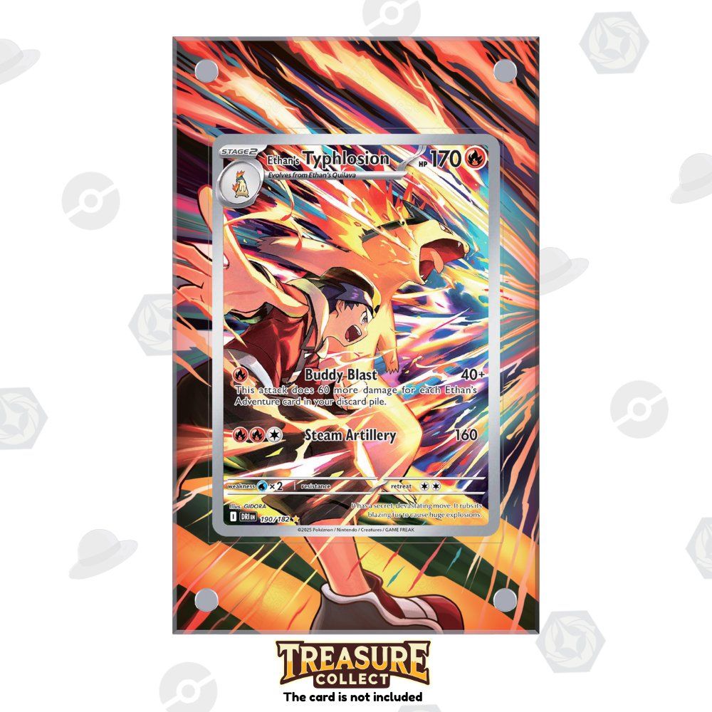 Pokémon Carte collezionabili: Ethan's Typhlosion 190/182 - Pokémon Extended Artwork Case – Nuovo e nell'imballaggio originale da Canobbio venduto da TreasureCollect
