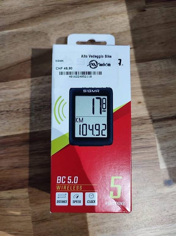 Ersatzteile: CICLOCOMPUTER SIGMA BC 5.0 WIRELESS  – Gebraucht aus Rivera von inf_qr2h