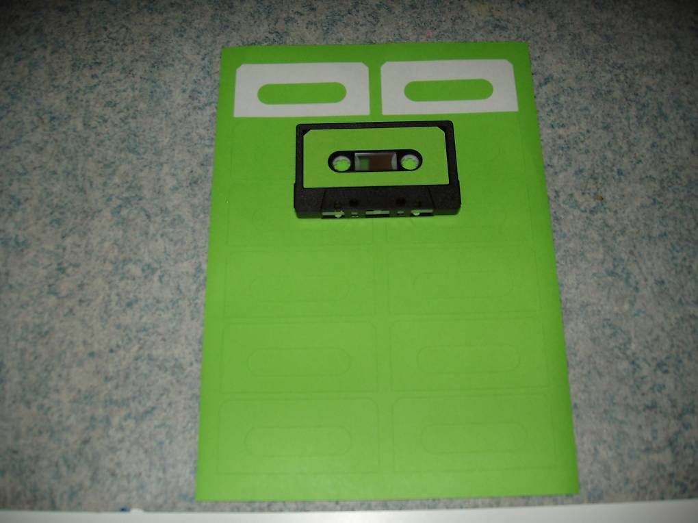 Kompaktkassetten: Autocollants pour cassettes audios – Gebraucht aus Les Bois von Clavibus1 3
